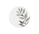 Cal-Mil 22351-7-118 - 7" Round Coupe Plate, Gloss Finish Melamine, Botanica Design, 6-7" Diameter 1 image