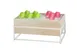 Cal-Mil 22362-12-15 Blonde Ice Housing, 20.25" x 12.5" x 9.25" Wood Pan with Plastic Liner, Frame 1 image