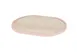 Cal-Mil 22379-1622-108 Blonde Serving Tray, 16" x 22", Oval, Maple Tray with Blush Rim 1 image