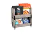Cal-Mil 22407-12-110 Aspen Stacking Bin, 6" X 12" X 7"H, Black Metal Accents 2 image