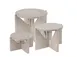 Cal-Mil 22408-11-110 Aspen Riser, 12" X 12" X 11"H, Round, Gray-Washed Pine Wood 2 image