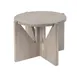 Cal-Mil 22408-5-110 Aspen Riser, 8" X 8" X 5"H, Round, Gray-Washed Pine Wood 1 image