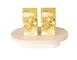 Cal-Mil 22411-3-71 Oval Riser 18" x 10" x 3" H Maple Top Metal Base 4" H 10‑19" W/D 1‑2 Steps 2 image