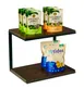 Cal-Mil 22427-112 Heritage Merchandiser, 12" X 18" X 14.5"H (3) Tier, Dark Stained Oak Wood With Black Frame 2 image