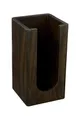Cal-Mil 22430-112 Cup and Lid Organizer, Heritage Design, 5" x 5" x 9" H, Dark Stained Oak Wood 1 image