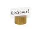 Cal-Mil 22451-99 Block Sign Holder, 2" Dia x 1.250" H, Rustic Pine Wood, 1" Height 1 image