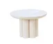 Cal-Mil 22453-8-113 Pedestal Riser, 12"Dia. X 8"H, Round, White-Washed Pine Wood 1 image