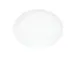 Cal-Mil 22458-1114-15 Oval Platter, 11"W X 14"D X 3/4"H, Shallow Coupe, White 1 image