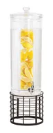 Cal-Mil 22603-3INF-13 Madison 3‑Gallon Beverage Disp, Acrylic Bowl/Steel Base, 8.5x9.75x25.75 in 1 image
