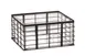 Cal-Mil 22607-10-13 Ice Bucket Madison, 10" W x 12" D x 6-1/2" H, Polycarbonate Pan, Black Wire Frame 1 image
