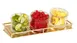Cal-Mil 22621-4-116 3 Jar Display, 13.5"W X 5"D X 4.75"H, Holds (3) 16 Oz. Round Glass Jars 2 image