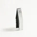 Cal-Mil 22623A-10 Engraved Table Number Tent Set, 1-25, 1-3/4" x 5" Silver/Black Finish 1 image