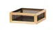 Cal-Mil 22905-4-115 Square Black Display Riser, 12" W x 12" D x 4" H, Reversible Design, Sheet Metal 1 image