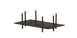 Cal-Mil 22908-115 Black Napkin Holder, 4"W x 8"H Camden Organizer Rack Accessory 1 image