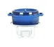 Cal-Mil 22917-15 Juno Chafer Alternative, 12" Dia x 7" H White Metal Griddle Stand for Pots and Pans 1 image