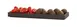 Cal-Mil 23106-2061-13 Brooklyn Tray, 20"W x 6"D x 1.5"H, Rectangular, Wood, Brown 2 image