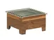 Cal-Mil 23145-78 Sydney Chafer Alternative Griddle Stand, 10.5"W x 10.5"D x 5.5"H, Walnut Finish 2 image