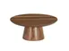 Cal-Mil 23151-125-78 Sydney Pedestal Riser, 12" Dia x 5" H, Walnut Finish, 5"-8" Adjustable Height 1 image
