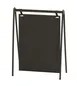 Cal-Mil 23160-811-13 Onyx Hanging Signage, 9.5"W x 4.5"D x 15"H, Clear Acrylic, Black Metal 2 image