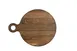 Cal-Mil 23176-14-78 Sydney Serving Board, 14"dia x .75"H, Walnut Wood 2 image