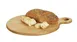 Cal-Mil 23176-16-21 Sydney Serving Board, 16"Dia X .75"H, Oak Wood 1 image