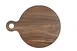 Cal-Mil 23176-16-78 Sydney Serving Board, 16"Dia X .75"H, Walnut Wood 2 image