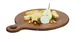 Cal-Mil 23176-16-78 Sydney Serving Board, 16"Dia X .75"H, Walnut Wood 1 image