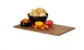 Cal-Mil 23180-1220-78 Sydney Serving Flat, 12"W X 20"D X .75"H, Walnut 2 image