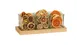 Cal-Mil 23183-21 Sydney 3 Jar Display, 12.75"W X 5"D X 4.5"H, Oak 1 image