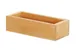 Cal-Mil 23183-3-21 Sydney Jar Display, Rectangular Solid Oak Tray, 12.75"W x 5"D x 7.5"H, Glass Jars 2 image