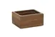 Cal-Mil 23184-10-78 Sydney Ice Housing, Wood Display, Walnut Finish, 13.25"W x 11"D x 7.25"H 2 image