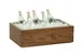 Cal-Mil 23184-12-78 Sydney Ice Housing, Walnut Wood Display, 21.25W×13.25D×7H 12‑23" Long ≤11" Short 1 image
