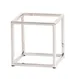 Cal-Mil 23201-8-49 Riser, 8"W X 8"D X 8"H, Cube, Chrome-Plated Metal 2 image