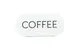 Cal-Mil 23401-1-15 Juno Tent Coffee Oval Tabletop Sign, 4.5"W x 2"H, White Metal Construction 1 image