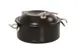 Cal-Mil 23406-13 Induction Chafing Dish Server Set, 13" W x 8" H Pot, 5 Liter Capacity, Black Finish 1 image