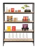Cal-Mil 23414-48-71 Merchandiser Rack, 48"W X 16"D X 72"H (4) Tier, Blonde 1 image