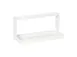 Cal-Mil 23420-2-15 Juno Metal Merchandiser, 25"W X 10"D X 12"H (2) Tier, White Metal Construction 2 image