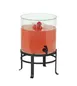 Cal-Mil 23424-3INF-13 Beverage Dispenser, 12" Dia x 19" H, 3‑Gallon Acrylic Infusion, Spigot & Stand 1 image