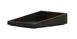 Cal-Mil 23442-1012-13 Brooklyn Angled Tray, 10"W x 12"D x 3"H, Rectangular, Textured Wood, Brown 2 image