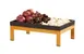 Cal-Mil 23603-6-130 Brooklyn Metal Frame, 12"W X 20"D X 6"H, Rectangular, Antique Brass 1 image