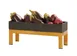 Cal-Mil 23605-6-130 Brooklyn Metal Frame, 20"W X 6"D X 6"H, Rectangular, Antique Brass 1 image