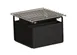 Cal-Mil 23706-13 Chafer Alternative, Square 9"W x 9"D x 7.25"H Onyx Black Metal Frame Chafing Dishes 1 image