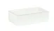 Cal-Mil 23712-12-15 White Ice Housing, Wood, 12" W x 20" D x 6" H, Fits 12"-23" L 2 image