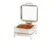Cal-Mil 23719-49 Induction Chafer, 16" W x 16" D x 10" H Chafing Dish Heater Soft-Close Chrome Lid 2 image