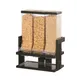 Cal-Mil 23728-3-13 Countertop Cereal Dispenser, 3-Dispensers, 17.5"W x 9.5"D x 24"H Wood Base 1 image