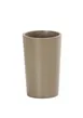 Cal-Mil 23742-4-125 Taupe Resin Cylinder Utensil Holder, 3.75" dia. x 5.75"H 2 image