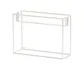 Cal-Mil 23747-9-49 3 Jar Holder, 12.5"W X 4.5"D X 9"H, Chrome-Plated Wire 2 image