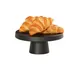 Cal-Mil 23755-104-13 Pedestal Stand, Round Black Melamine, 10.25" Dia x 4.25" H, Dishwasher‑Safe 1 image