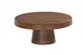 Cal-Mil 23755-104-78 Pedestal Display Stand, 10.25" Dia X 4.25" H, Brown Melamine, Dishwasher‑Safe 2 image