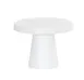 Cal-Mil 23755-107-15 Pedestal Stand Round White Melamine 10.25" Dia x 7.5" H Dishwasher‑Safe 2 image